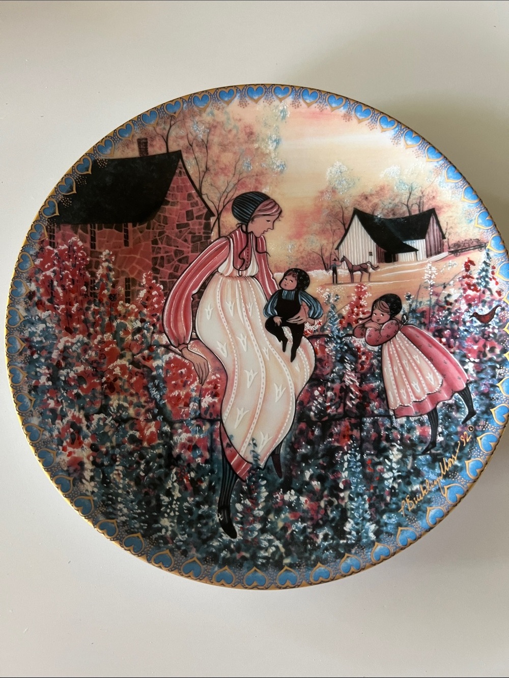P. Buckley Moss Mother’s Love Collector Plate